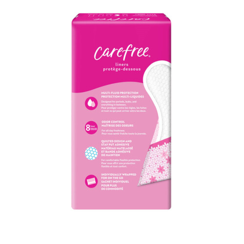 Carefree Acti-Fresh Thin Liners Unscented 60 Count