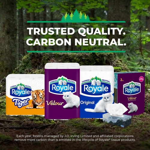 Royale Toilet Paper Original 9 Equal 24 Rolls