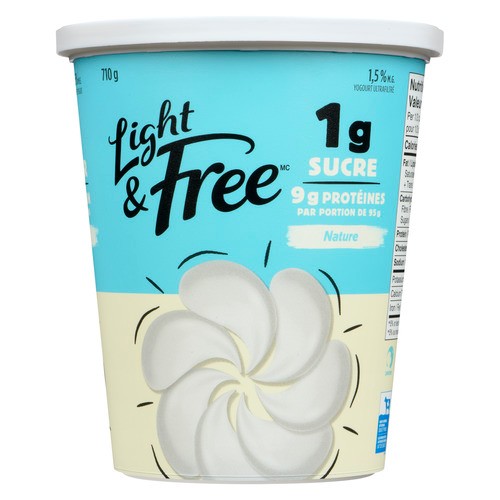 Light & Free Ultrafiltered high protein yogurt, plain