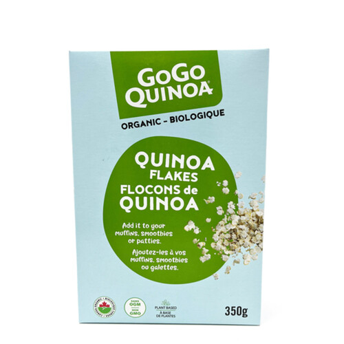 GoGo Quinoa Organic Gluten-Free Quinoa Flakes 350 g