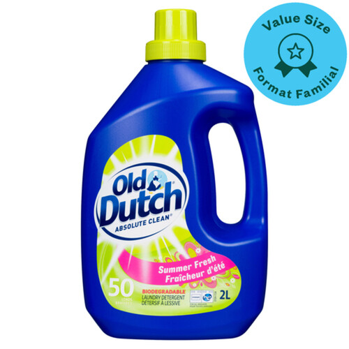 Old Dutch Laundry Detergent Summer Fresh 50 Loads 2 L