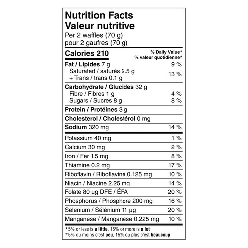 Kellogg's Frozen Waffles Chocolatey Chip Banana 280 g