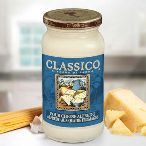 Classico Pasta Sauce Four Cheese Alfredo 410 ml