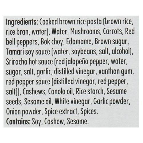 Wholly Veggie! Vegan Frozen Spicy Cashew Teriyaki Bowl Medium Spice 284 g
