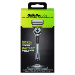 Gillette Labs Exfoliating Razor With 2 Blades 1 Stand - Voilà Online ...