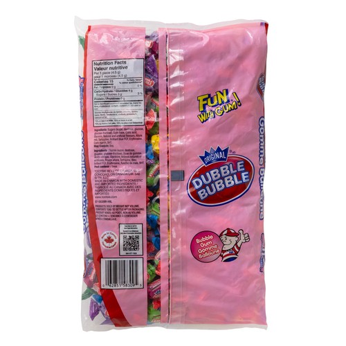 Dubble Bubble Bubble Gum Original 110 Pieces 495 g