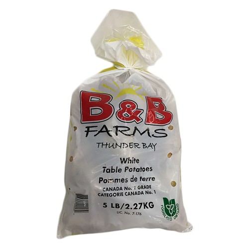 B&B Farms Potatoes White 2.27 kg