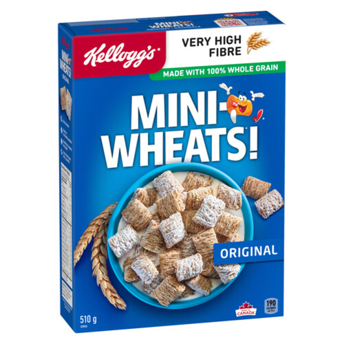 Kellogg's Mini Wheats Cereal Regular 510 g