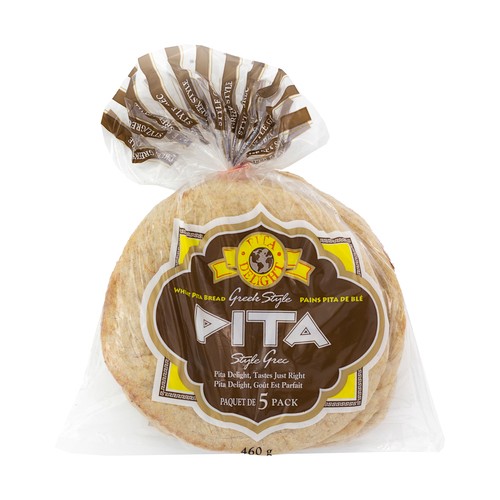 Pita Delight Frozen Pita Bread Whole Wheat 460 g