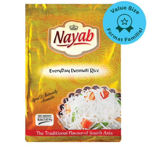 Nayab Long Grain Rice Aged 3.63 kg