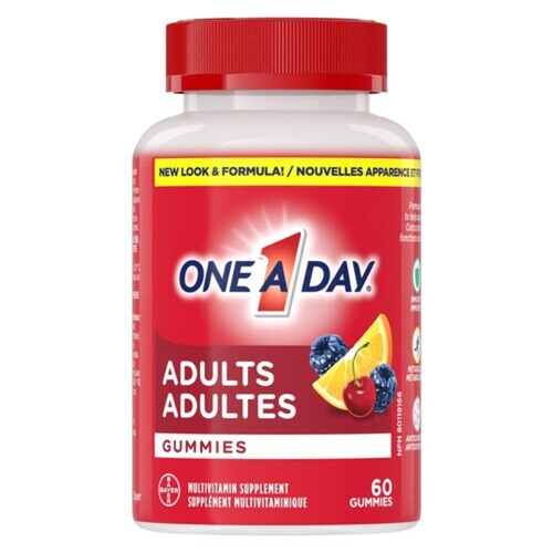 One A Day Multivitamins For Adults 60 Gummies 