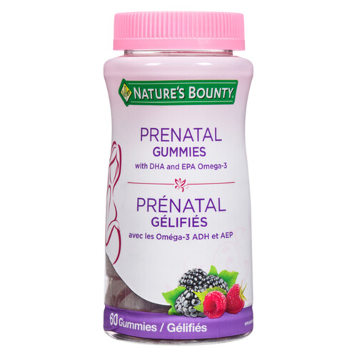 Nature's Bounty Prenatal Supplement Gummies 60 Count