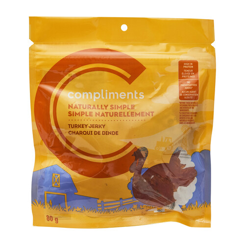 Compliments Naturally Simple Turkey Jerky 80 g