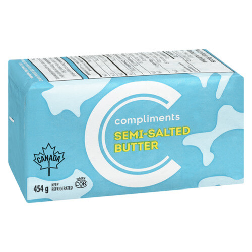 Compliments Semi-Salted Butter 454 g