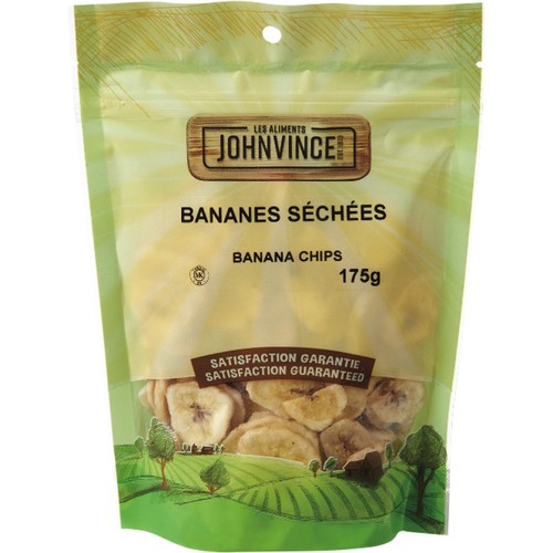 Johnvince Foods Dried Banana Chips 175 g
