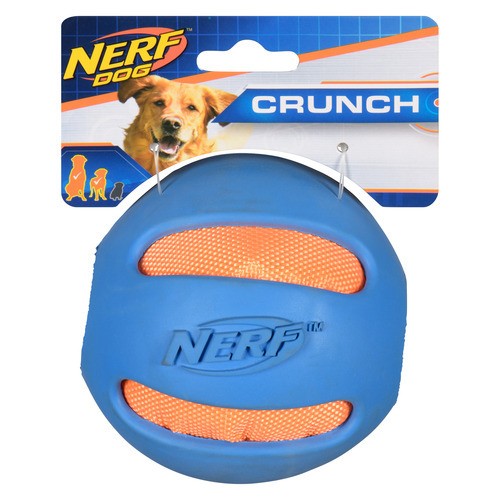 Nerf Dog Ball 4 Inch Blue Crunchable 1 Count