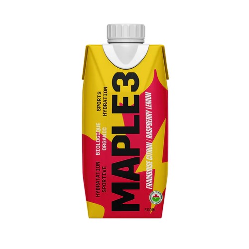 Maple 3 Organic Sports Drink Raspberry Lemon 500 ml