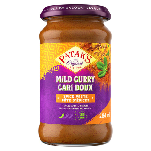 Patak's Spice Paste Mild Curry 284 ml