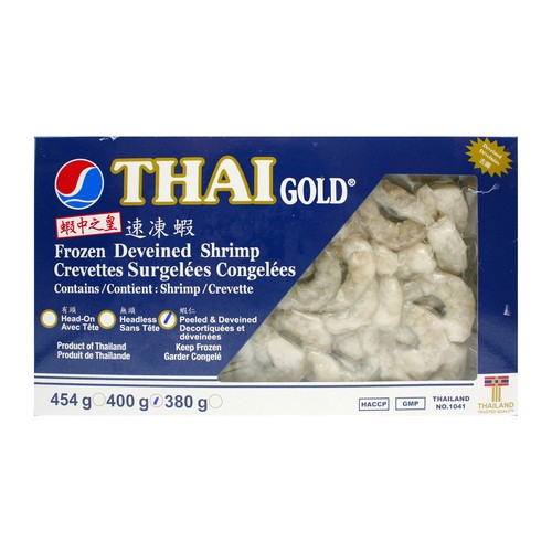 Thai Gold Shrimp 51/60 Peeled & Deveined 400 g