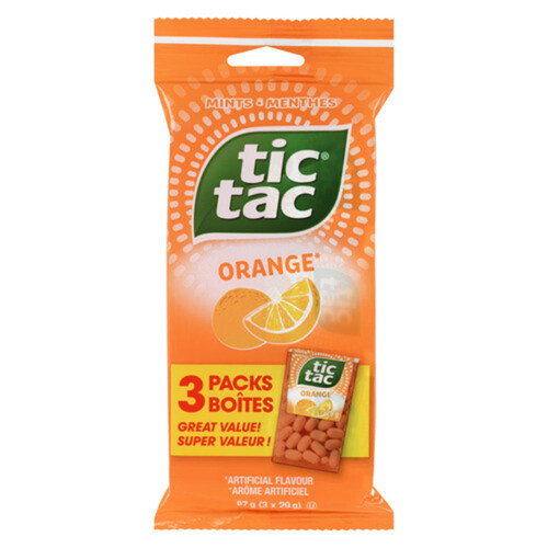 Ferrero Tic Tac Mints Orange 3 x 29 g