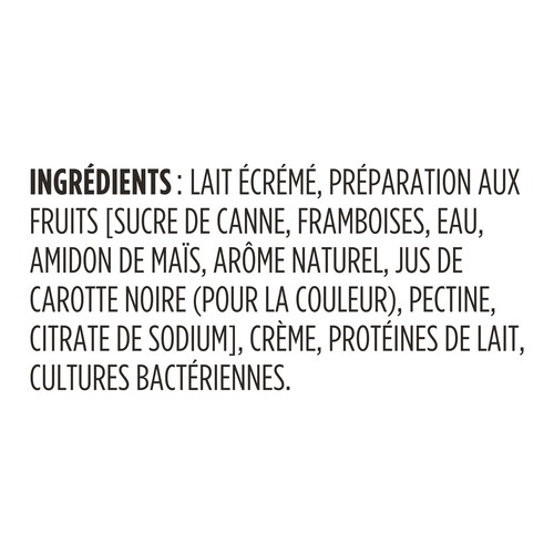 Liberte Greek Yogurt Extra Creamy Raspberry 650 g