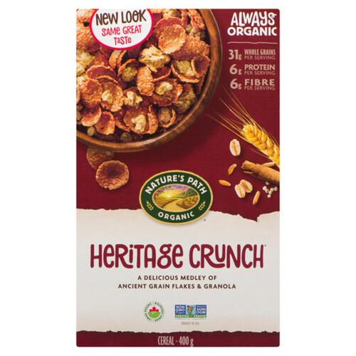 Nature's Path Organic Cereal Heritage Crunch 400 g