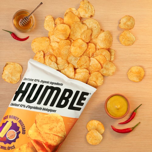 Humble Organic Potato Chips Hot Honey Mustard 135 g