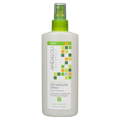 Andalou Naturals Exotic Marula Oil Silky Smooth Detangling Hair Spray 242 ml