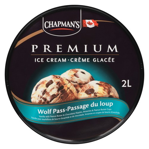 Chapman's Premium Ice Cream Wolf Pass 2 L
