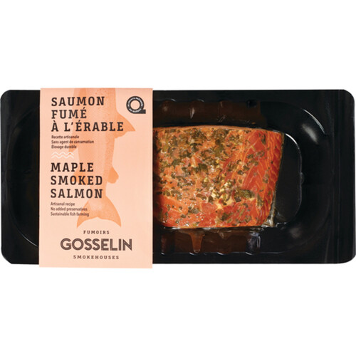 Gosselin Smokehouse Frozen Maple Hot Smoked Salmon 140 g