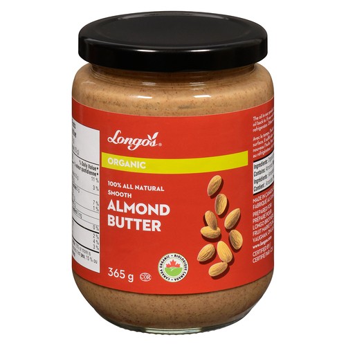 Longo's Organic Almond Butter Smooth 365 g