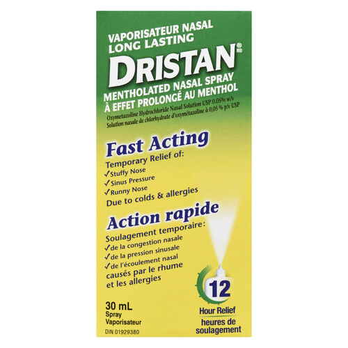 Dristan Long Lasting Mentholated Nasal Spray 30 mL