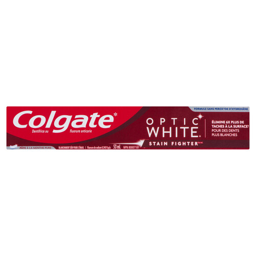 Colgate Toothpaste Optic White Stain Fighter Cool Mint 53 ml