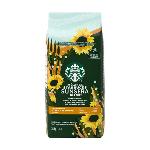 Starbucks Ground Coffee Sunsera Blend Blonde Roast 340 g