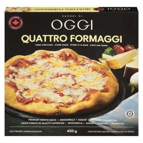 Pizza Oggi Gluten-Free Frozen Pizza Quattro Formaggi 450 g