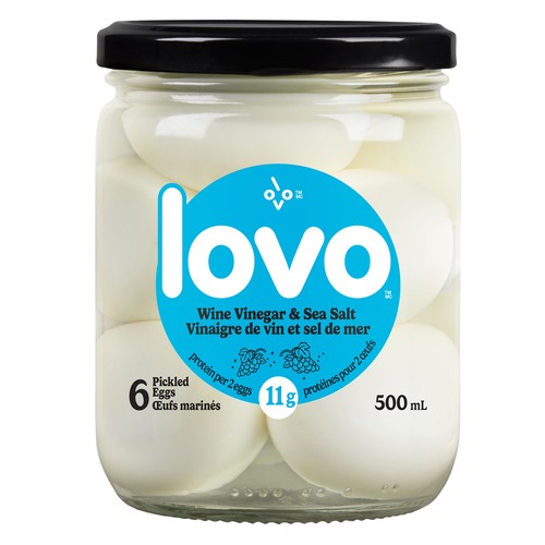 Lovo Pickled Eggs Wine Vinegar & Sea Salt 500 ml
