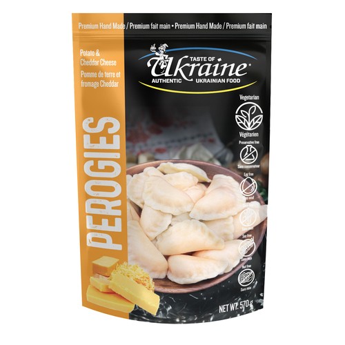 Taste Of Ukraine Frozen Perogies Potato & Cheddar 625 g