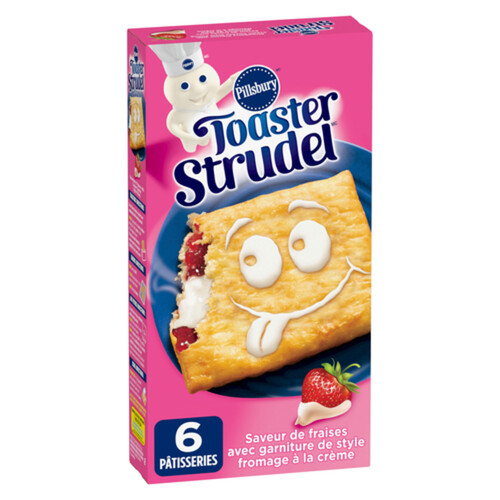 Pillsbury Toaster Strudel Strawberry Flavour 326 g