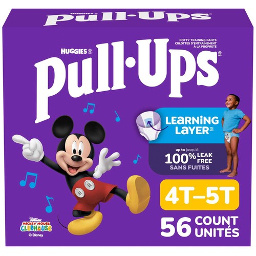 Huggies Pull-Ups Boys Potty Training Pants 4T-5T 56 Count