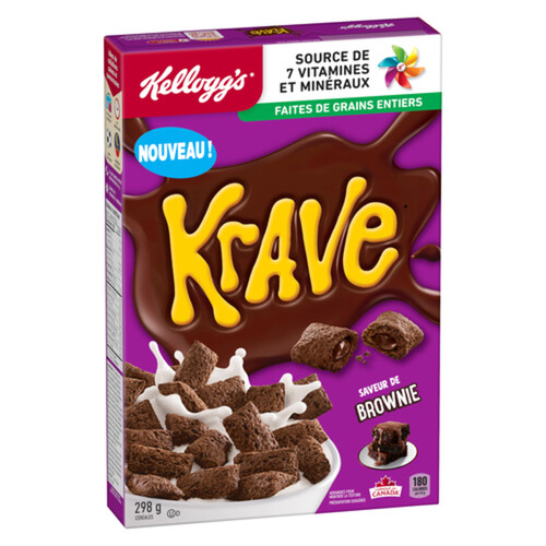 Kellogg's Cereal Krave Brownie 298 g