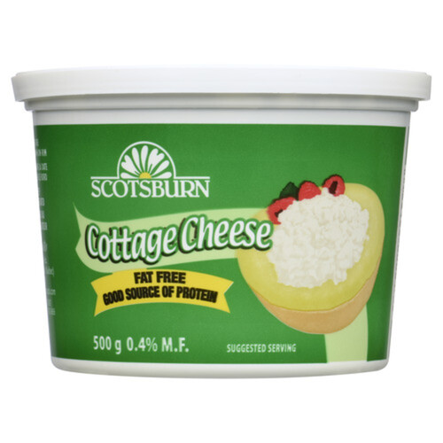 Scotsburn Fat-Free 0.4% Cottage Cheese 500 g