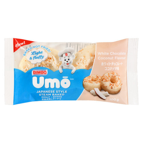 Bimbo UMO Steam Baked Donut White Chocolate Coconut Flavour 100 g