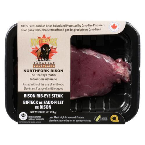 Northfork Bison Rib Eye Steak 224 g