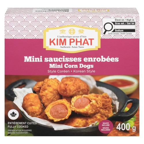 Kim Phat Frozen Corn Dogs Mini Korean Style 400 g