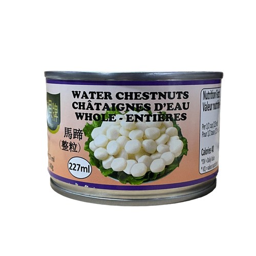 Y&B Brand Canned Whole Water Chestnuts 227 g