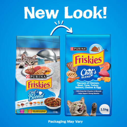 Friskies Chef s Blend Dry Cat Food Assorted Flavours 1.5 kg Voila Online Groceries Offers