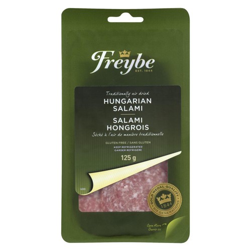 Freybe Gluten-Free Salami Sliced Hungarian 125 g