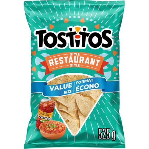 Tostitos Tortilla Chips Restaurant Style Value Size 525 g