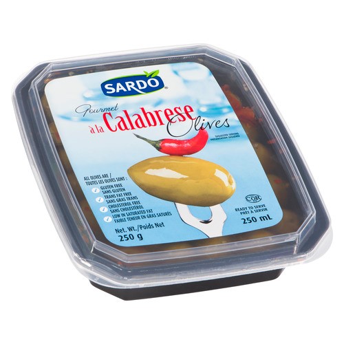 Sardo Gluten-Free Calabrese Olives 250 ml