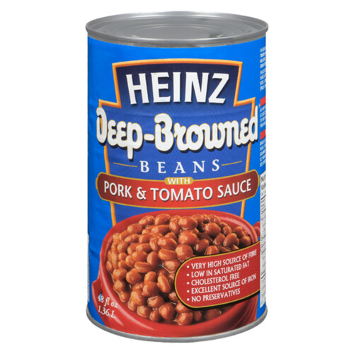 Heinz Beans Deep-Browned with Pork & Tomato Sauce 1.36 L